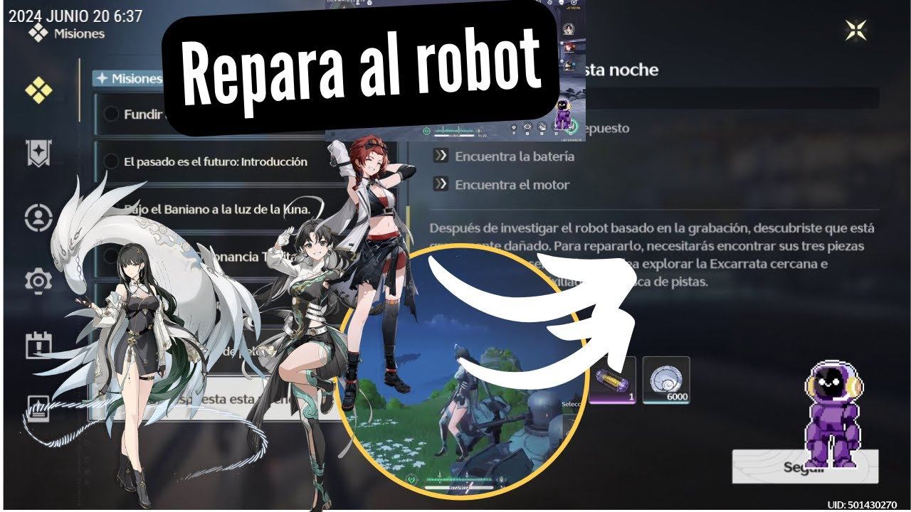 Repara al robot #wutheringwaves #elrosx529 смотреть онлайн
