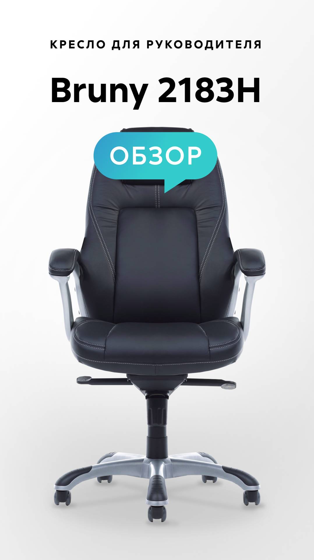 Обзор кресла для руководителя Bruny 2183H смотреть онлайн