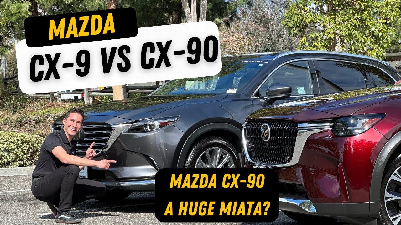 Is the All-New Mazda CX-90 a Huge Miata in Disguise? | CX-9 vs CX-90 Review & Comparison смотреть онлайн