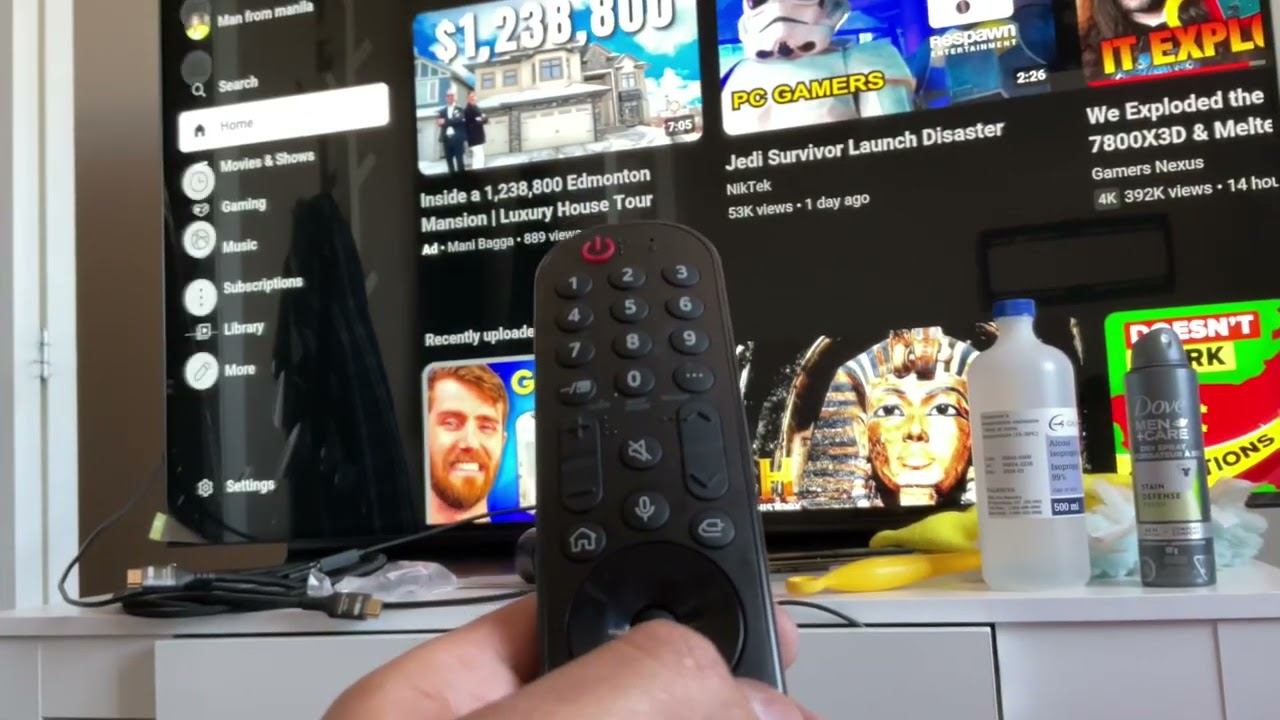 LG New Magic Remote Works On Old LG CX Tv