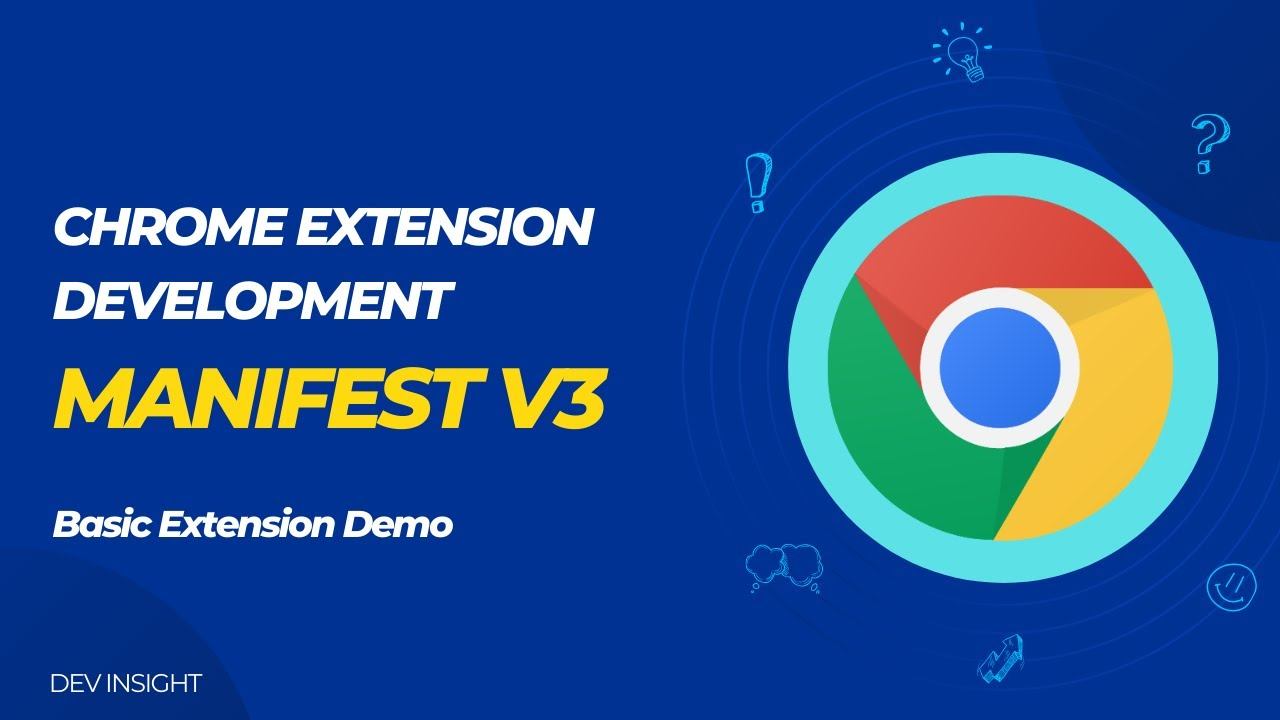 Build Chrome Extension using Manifest v3 | Tutorial | Build Basic Manifest 3 Extension смотреть онлайн