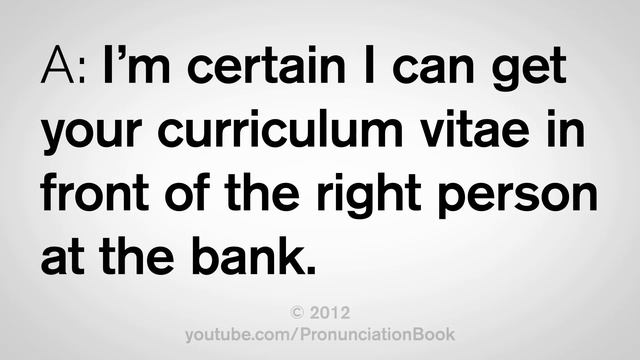 How to Pronounce Curriculum Vitae смотреть онлайн