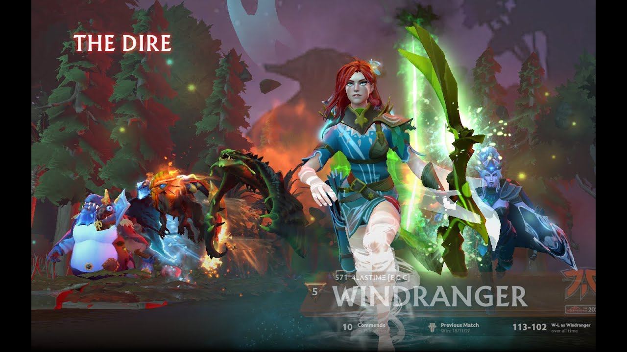 DOTA 2 ARCANA WIND RANGER смотреть онлайн