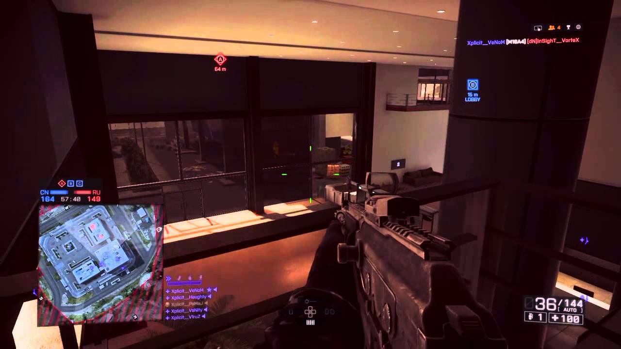 Battlefield 4 Xplicit vs InSighT 2:0 map 1 POV смотреть онлайн