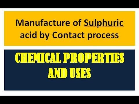 Manufacture of Sulphuric acid by Contact process part 2 смотреть онлайн