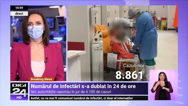 Bilanț provizoriu: Număr dublu de cazuri noi de COVID față de ieri смотреть онлайн