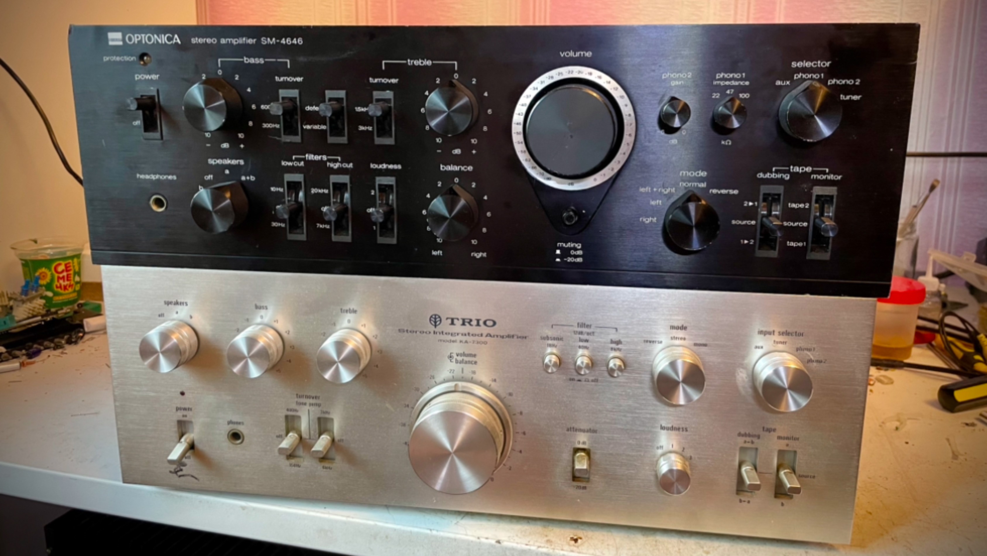 Optonica sm-4646 vs trio ka-7300 смотреть онлайн