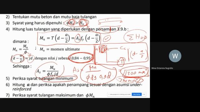 Genap 2021 - Struktur Beton Bertulang 1 : Tulangan Lentur Tunggal (3) смотреть онлайн