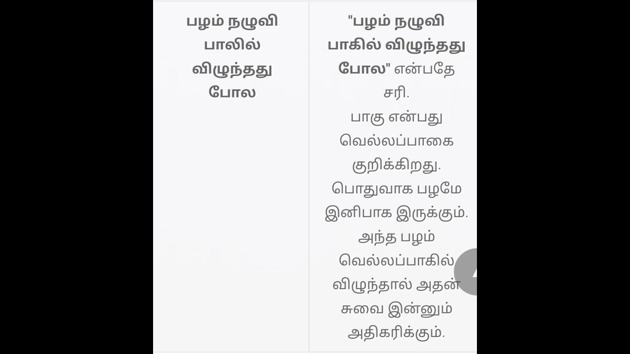 பழம் நழுவி பாலில் விழுந்தது போல... பழமொழி அறிவோம்.. смотреть онлайн