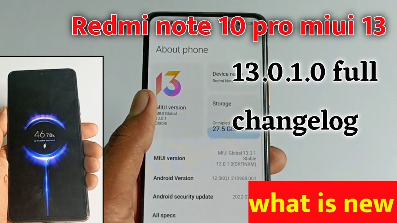 redmi note 10 pro full review after miui 13 version 13.0.1.0 full changelog смотреть онлайн