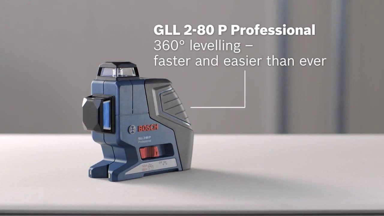 Bosch GLL 2-80 P Professional Laser Leveller смотреть онлайн