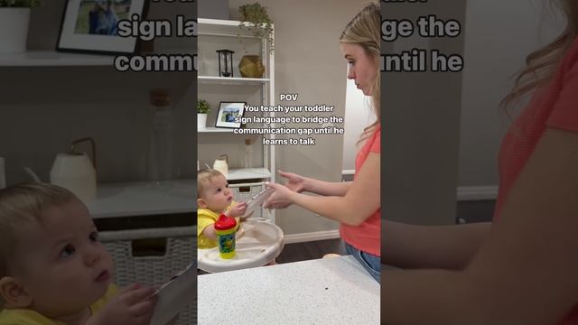Teaching Toddler Sign Language #gentleparenting #toddlers #toddlerlearning #parenting #momlife смотреть онлайн