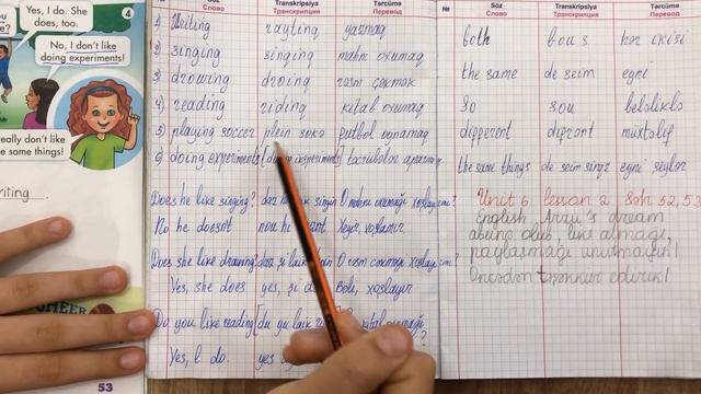 3-cü sinif ingilis dili bölme6,ders2,sehife 52,53. смотреть онлайн