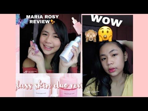 ✨💖GLASS SKIN MARIAROSY DUO REVIEW BRIGHTHENING FACIAL FOAM & GLOW SERUM✨| Francin floyel смотреть онлайн