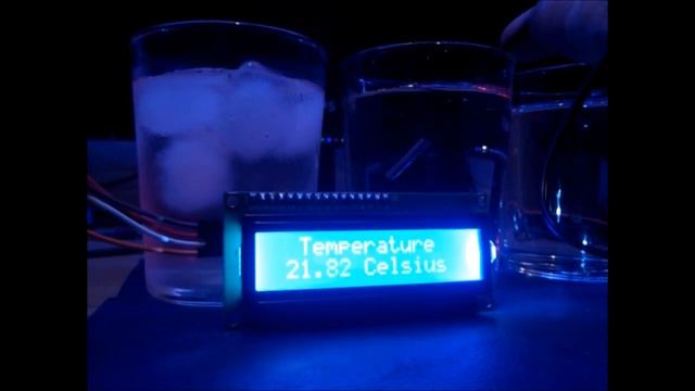 Arduino - LCD1602A I2C - Waterproof Thermistor with LCD1602A смотреть онлайн