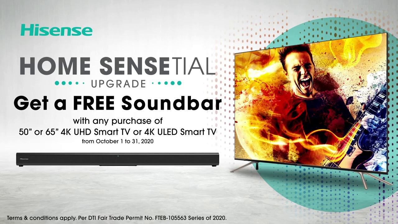Hisense Home SENSEtial Upgrade: Get a Free Soundbar смотреть онлайн
