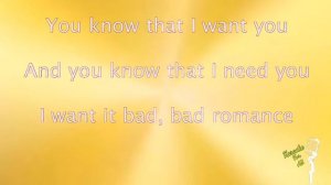 Bad Romance - Lady Gaga (Karaoke Version)