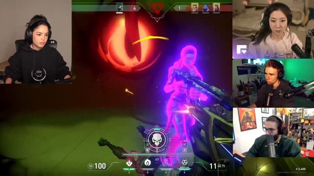 Valkyrae left everyone SHOCKED with this insane Valorant clutch смотреть онлайн