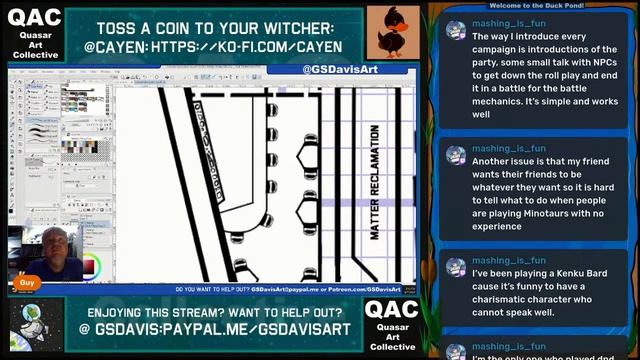 Quasar Art Collective- A collaborative Art Stream смотреть онлайн
