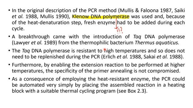 Polymerase Chain Reaction (PCR)