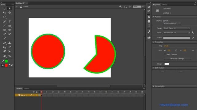 Oval and Oval Primitive - Tool of Adobe Animate | Tutorial