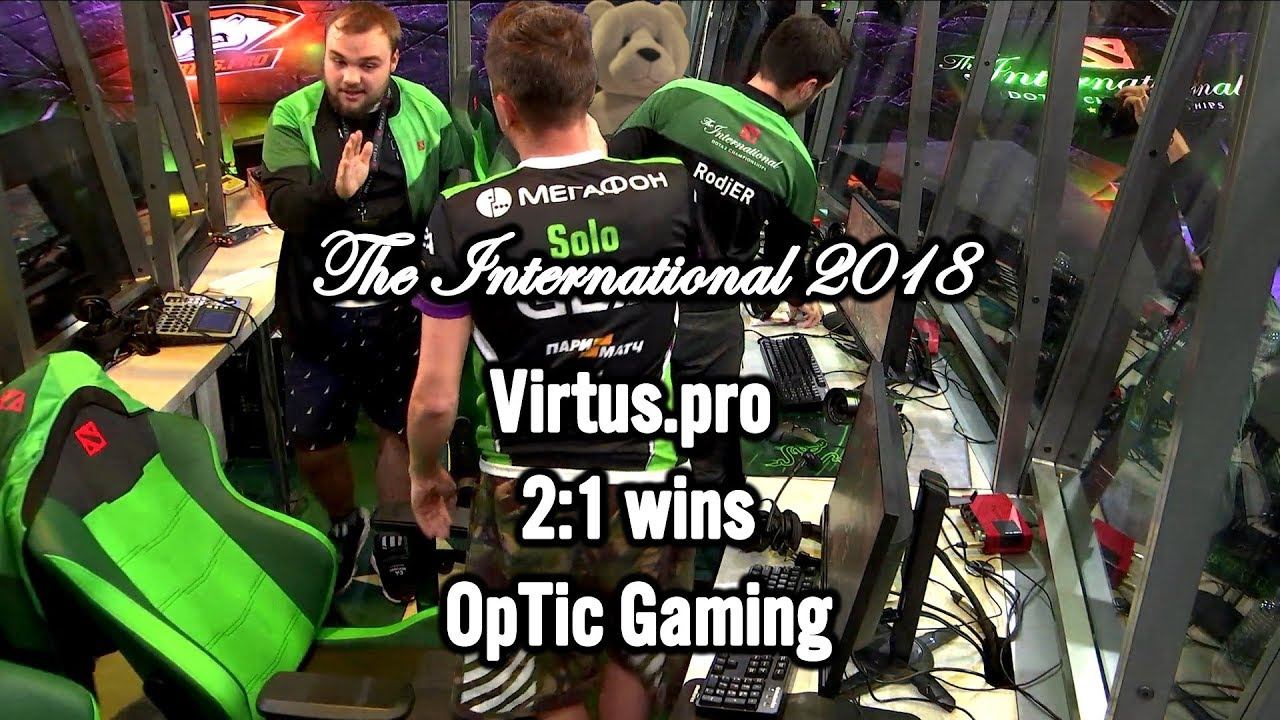 Virtus.pro wins 2:1 OpTic gaming in Play-off LB R3 🏆 International 2018 Winning moment @CyberWins смотреть онлайн