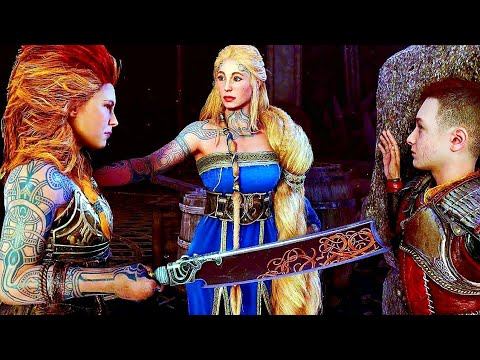 God of War Ragnarok 21 епизод-Новите герои Лейди Сиф,Труд и Хеймдал смотреть онлайн