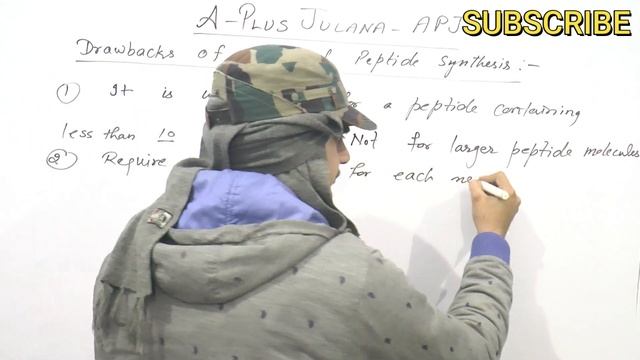 B sc final | Organic chemistry | Limitations of classical peptide synthesis method | by J.D Sir смотреть онлайн