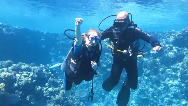 Аня первое погружение