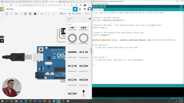 Arduino Build 4 - LED Strip Lvl 1 смотреть онлайн
