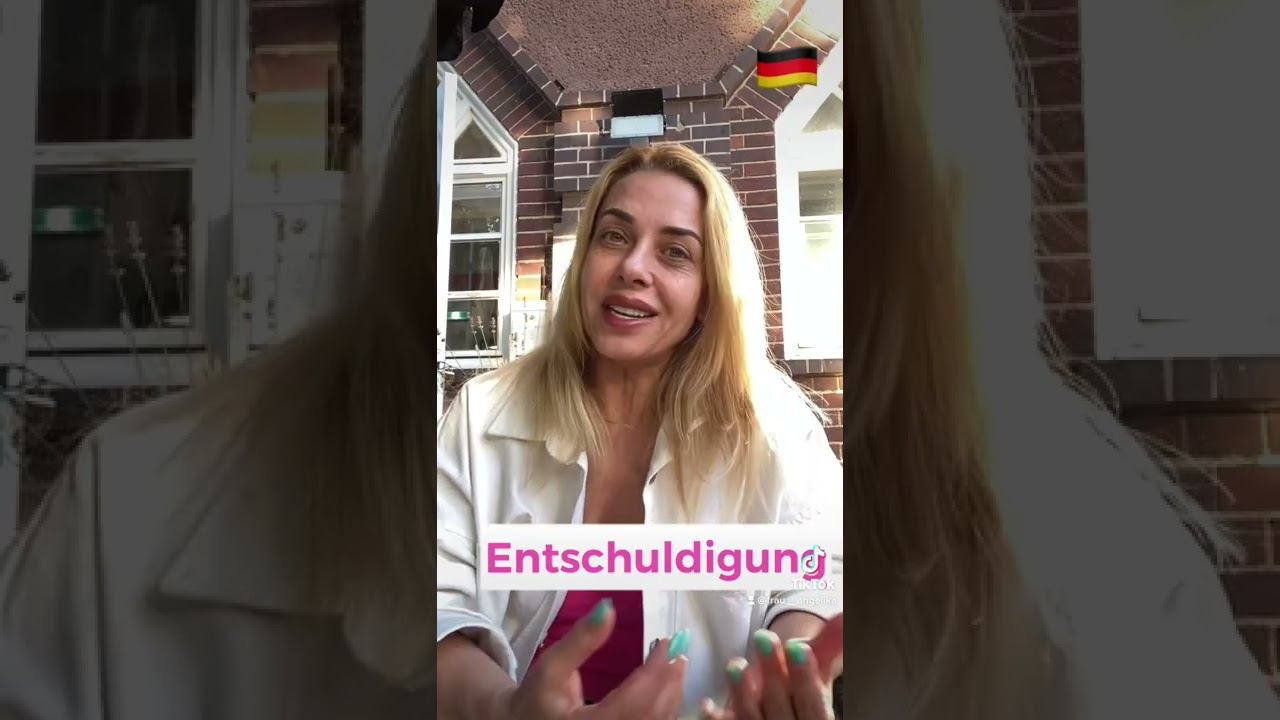 Немецкое слово Entschuldigung- как извиниться на немецком- уроки немецкого с нуля Фрау Анжелика смотреть онлайн