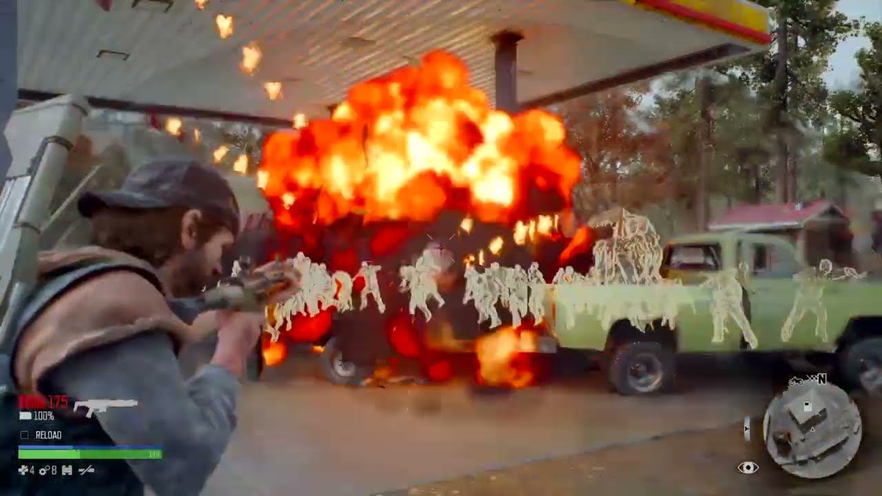 DAYS GONE Chemult Train Horde смотреть онлайн