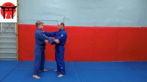 Дзюдо. Передняя подножка с разных захватов