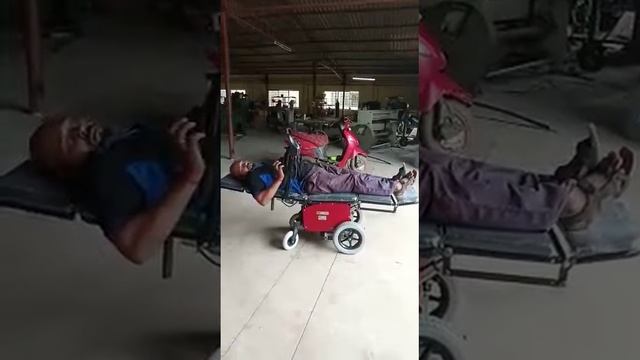 Front Wheeldrive Powered Wheelchair with Bed Function смотреть онлайн