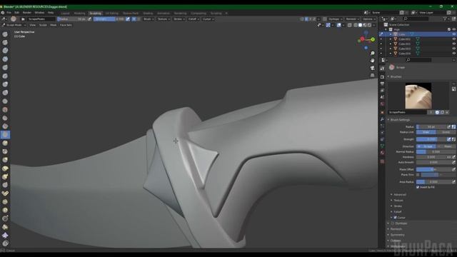 VALORANT Calamity Dagger! - 3D Timelapse смотреть онлайн