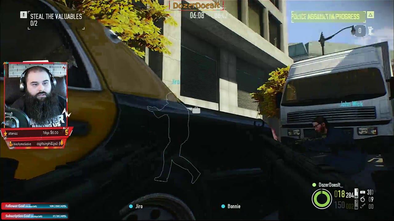Payday 2 - Bain: Transport: Downtown - DozerDoesIt Playthrough смотреть онлайн
