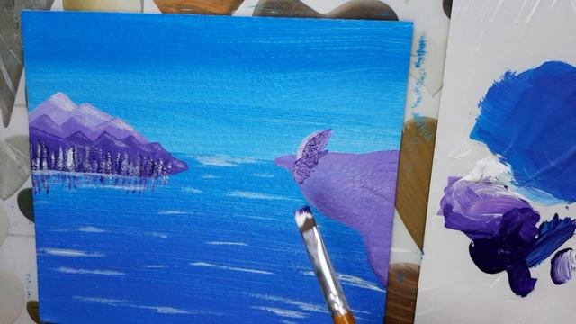 Fantasy Planet, painting for beginners | Acrylic Painting Time-Lapse | Fantasy Art смотреть онлайн