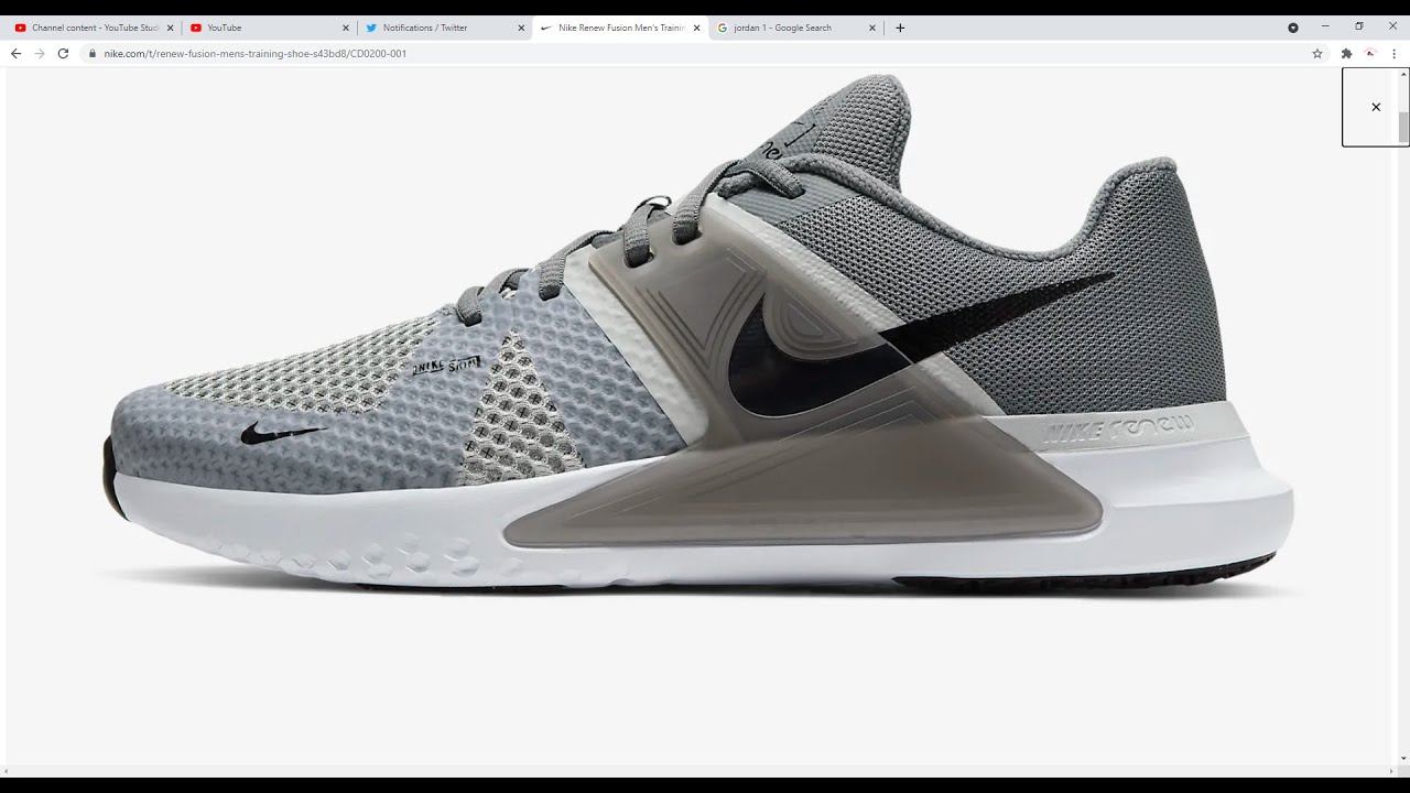 Nike Renew Fusion Men's Training Shoe смотреть онлайн
