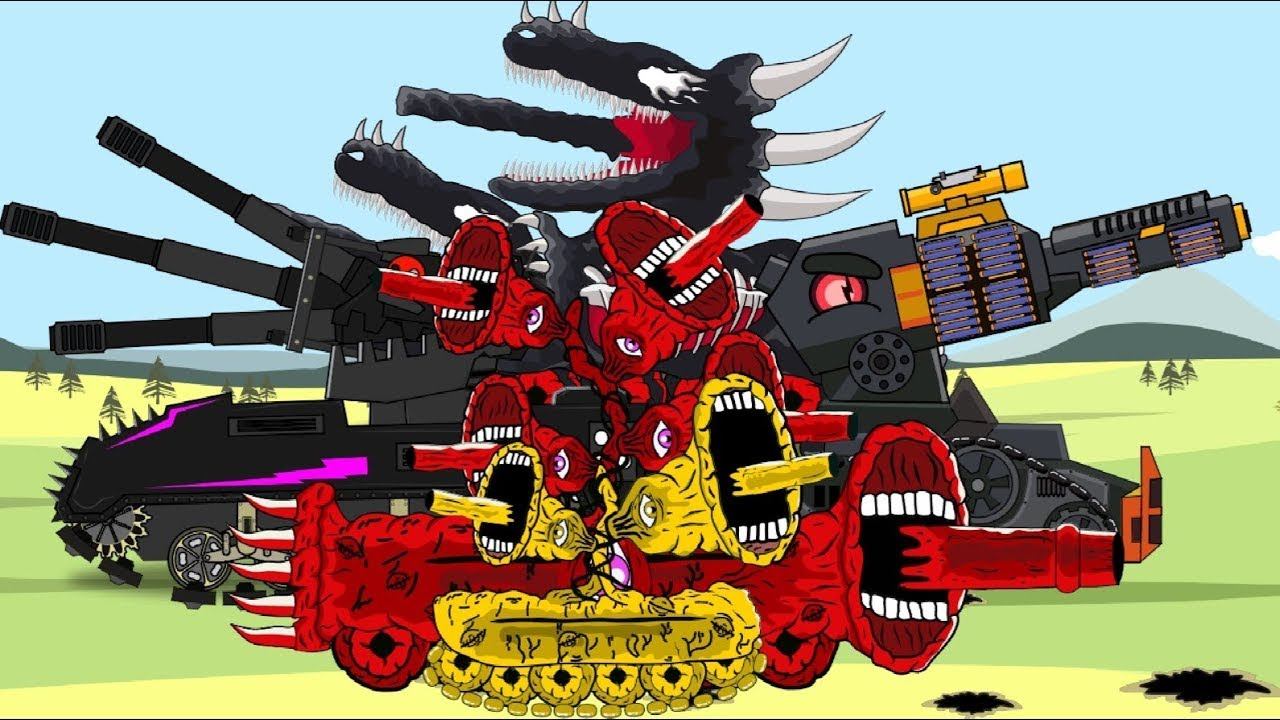 SIREN HEAD Tank vs Venom Tank, Black Panther Tank And Nerf Tank War -Tank Animation смотреть онлайн