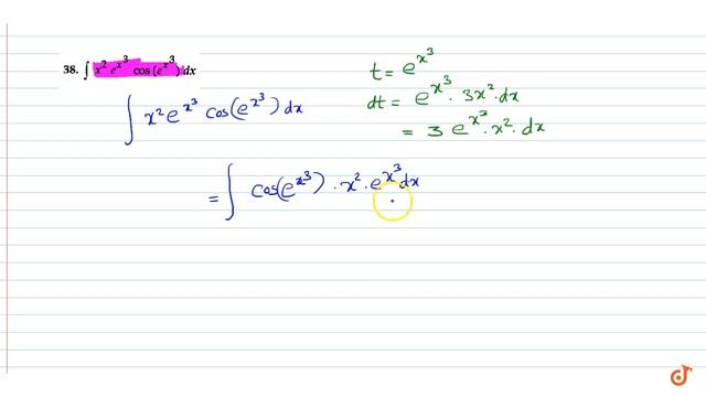 Evaluate: `intx^2e^x^3cos(e^x^3)dx` смотреть онлайн