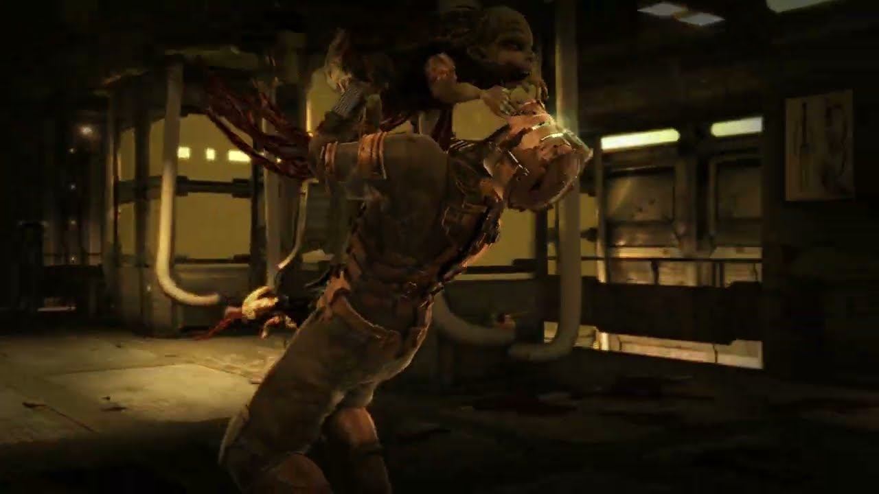 Dead Space 1 - Lurker Death Scene (1080p 60fps) смотреть онлайн