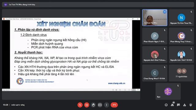 [VI SINH] Bài VIRUS CÚM + CÁC VIRUS HERPES_Cô Như Lê CTUMP