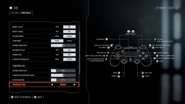 Soldier Controls Buttons Default STAR WARS Battlefront II смотреть онлайн