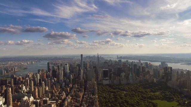 Нью-Йорк с высоты птичьего полета смотреть онлайн
