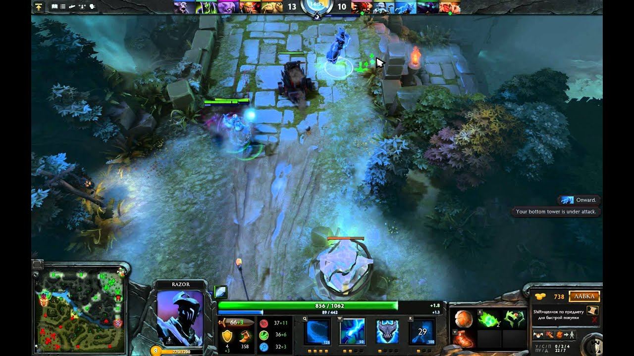 Dota 2 говорю и играю Razor №17 смотреть онлайн