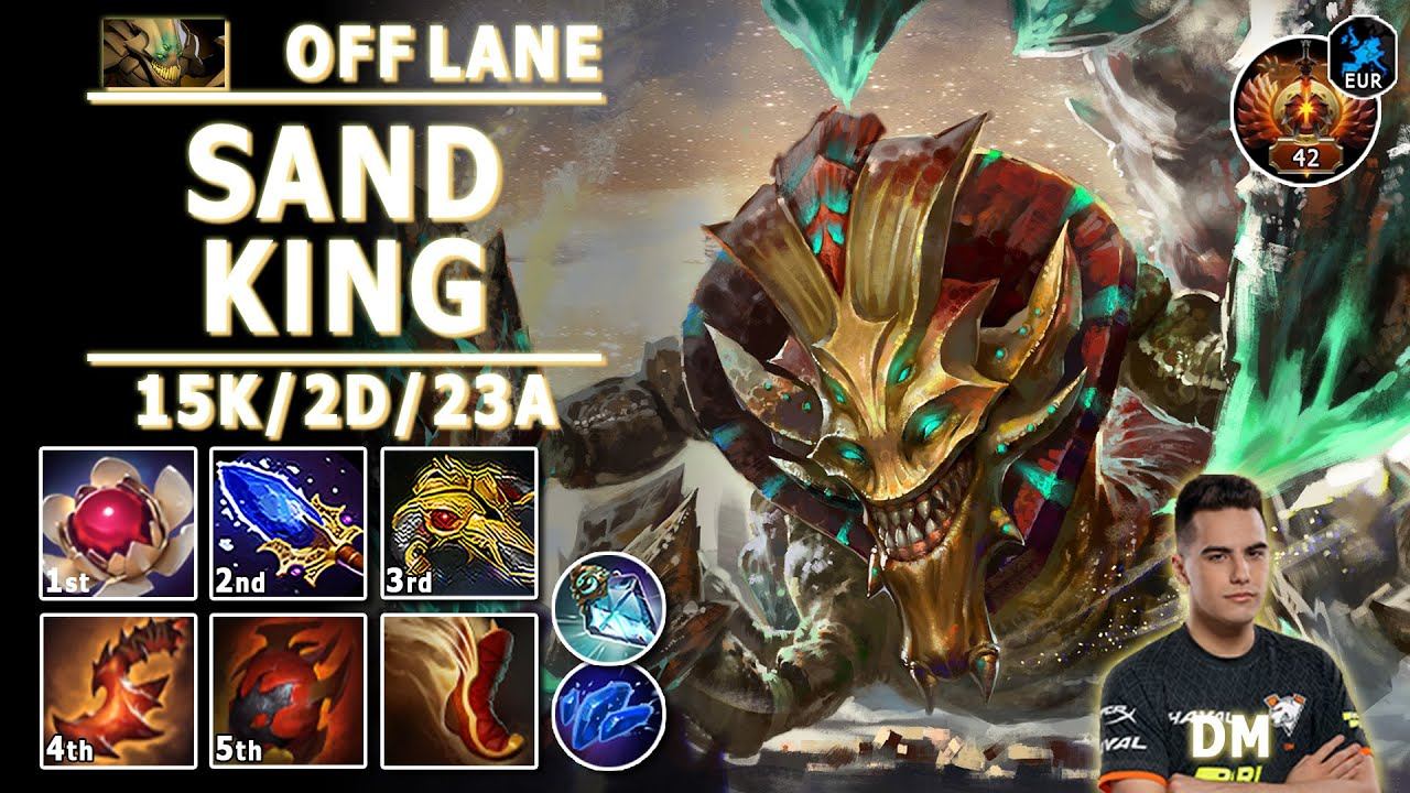 Sand King Off Lane | 7.34 | DM Reworked SK Play | Dota 2 Immortal Gameplay смотреть онлайн