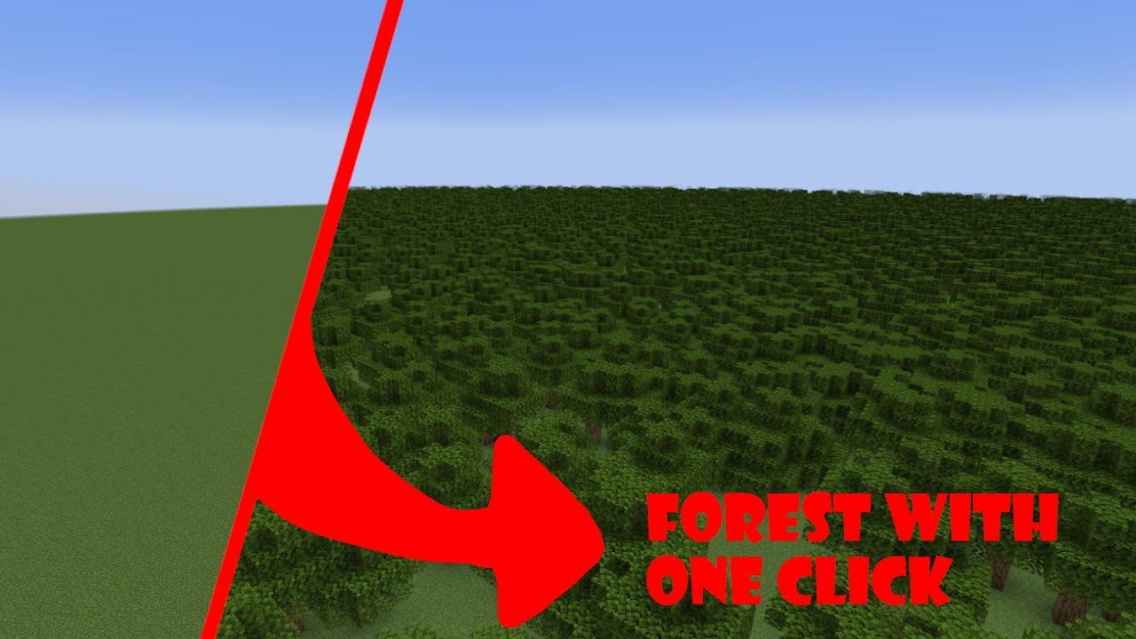 How to use //forest command from worldedit in minecraft смотреть онлайн
