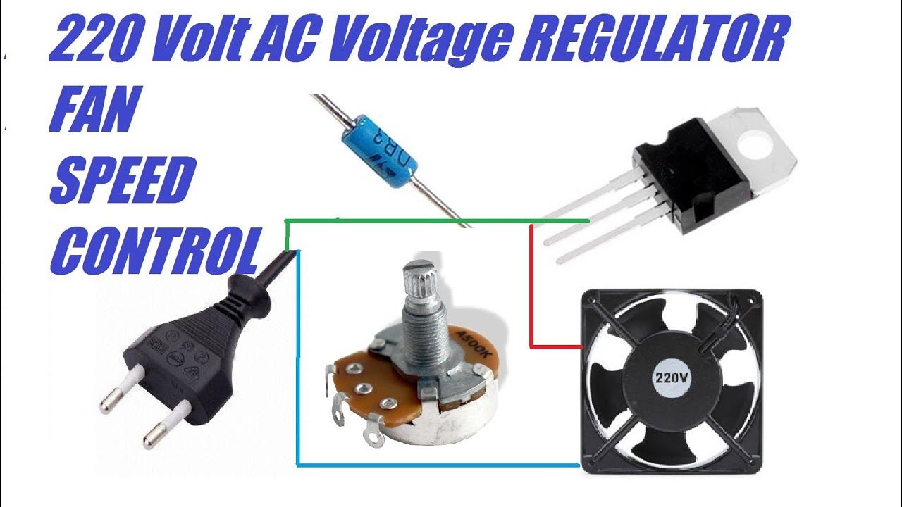 How to make 220volt AC voltage Regulator | Ac Fan Speed Control Using Triac BTA20 | 2000W appliance смотреть онлайн