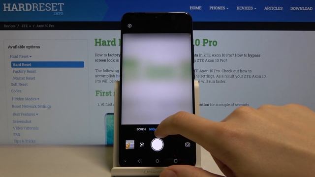 Camera Top Tricks ZTE Axon 10 Pro –Camera Settings смотреть онлайн