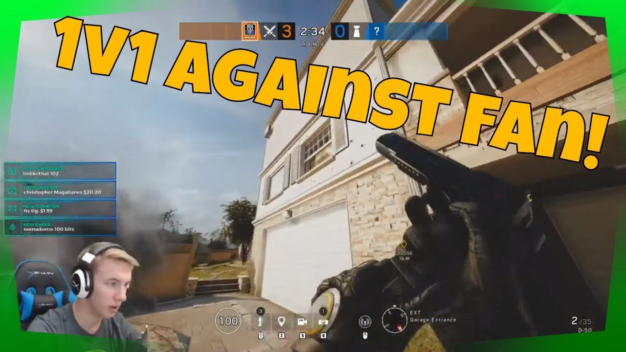 1v1 Against a Fan! w/ Facecam - Rainbow 6 Siege смотреть онлайн